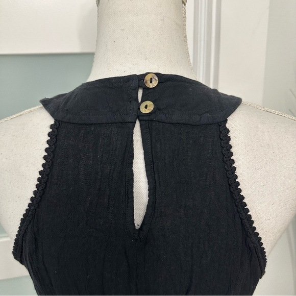 Cotton Natural Cosmopolitan Black Line Dress Small/Medium Coverup NWT READ - Picture 8 of 12